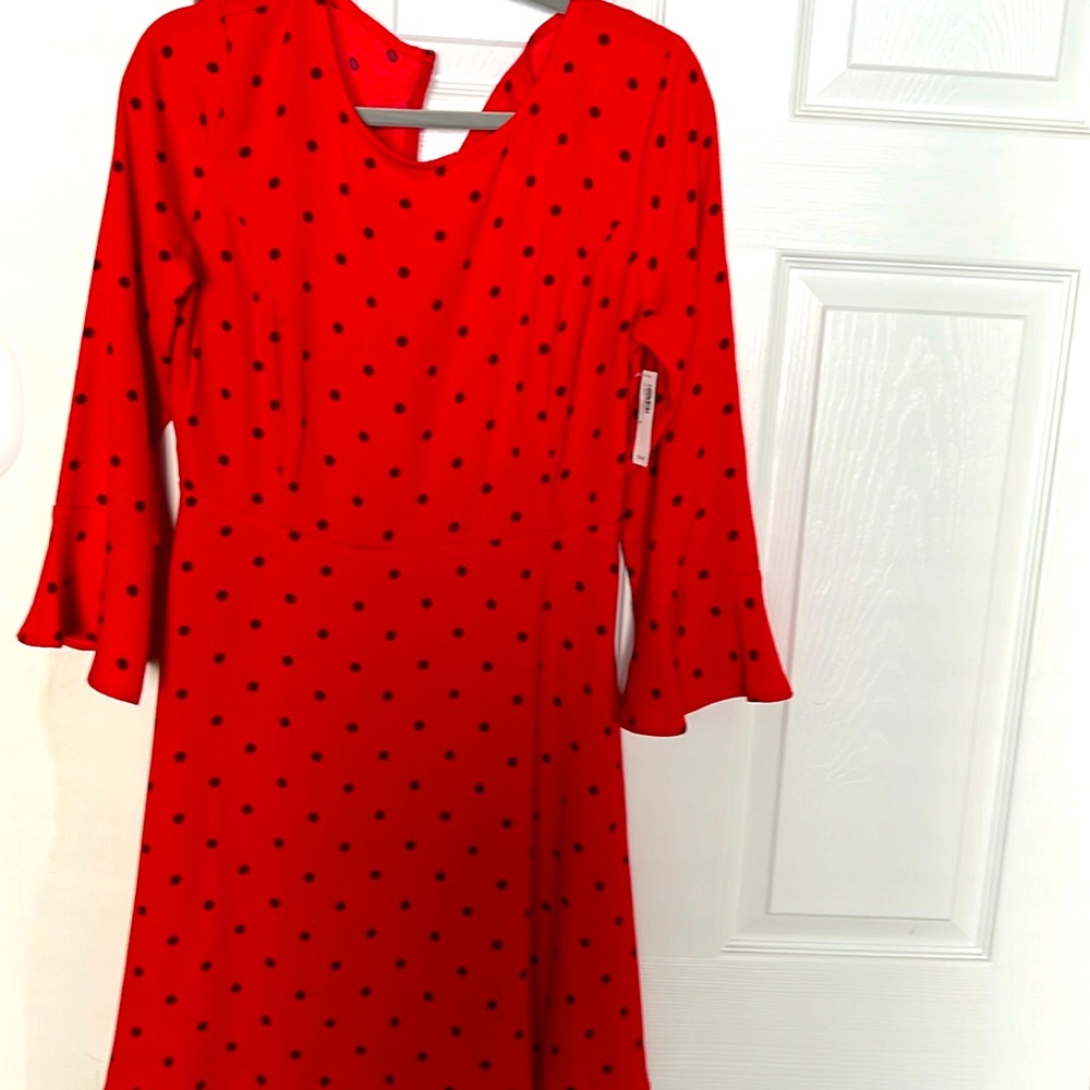 Women’s red polka dot dress brand new